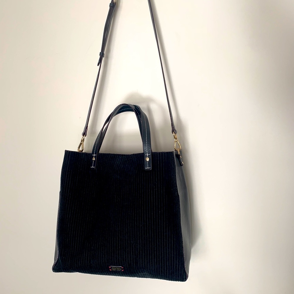 Frances Valentine square black shoulder bag